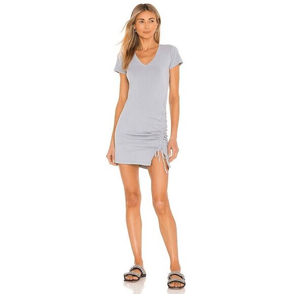 Monrow Cap Sleeve Front Shirred Dress - Size M - NWT - Picture 1 of 5